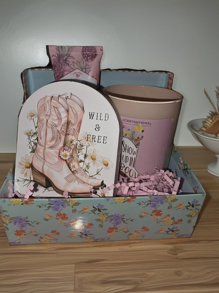 Boots & Blooms Gift Set