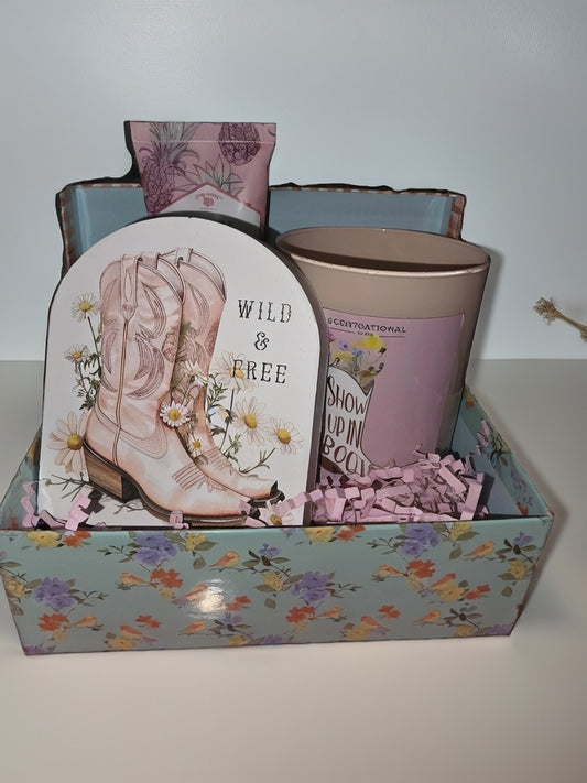 Boots & Blooms Gift Set