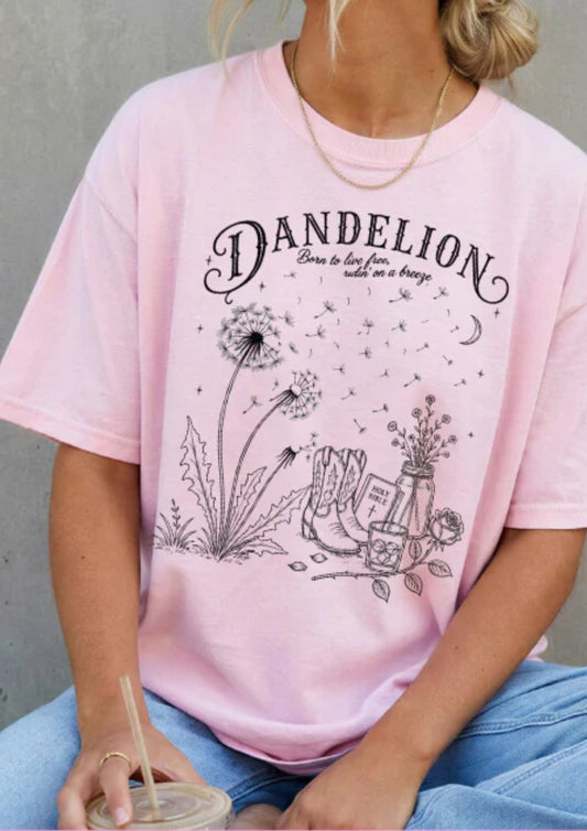 Dandelion Western Graphic Tee