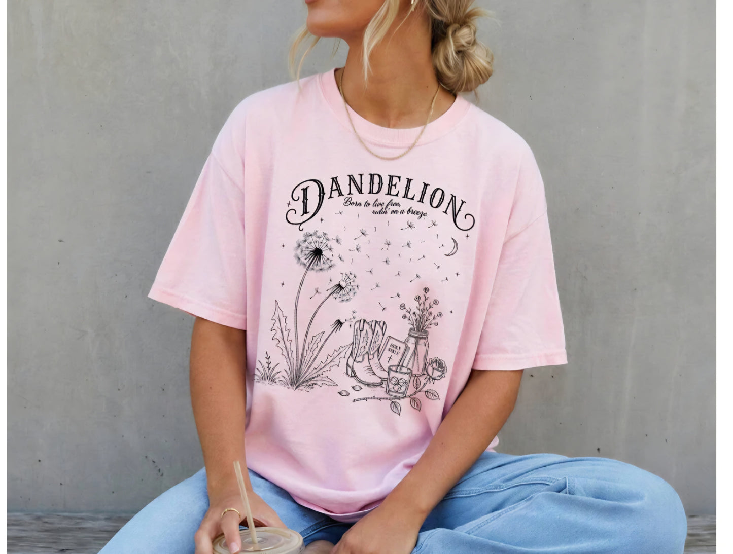 Dandelion Western Graphic Tee