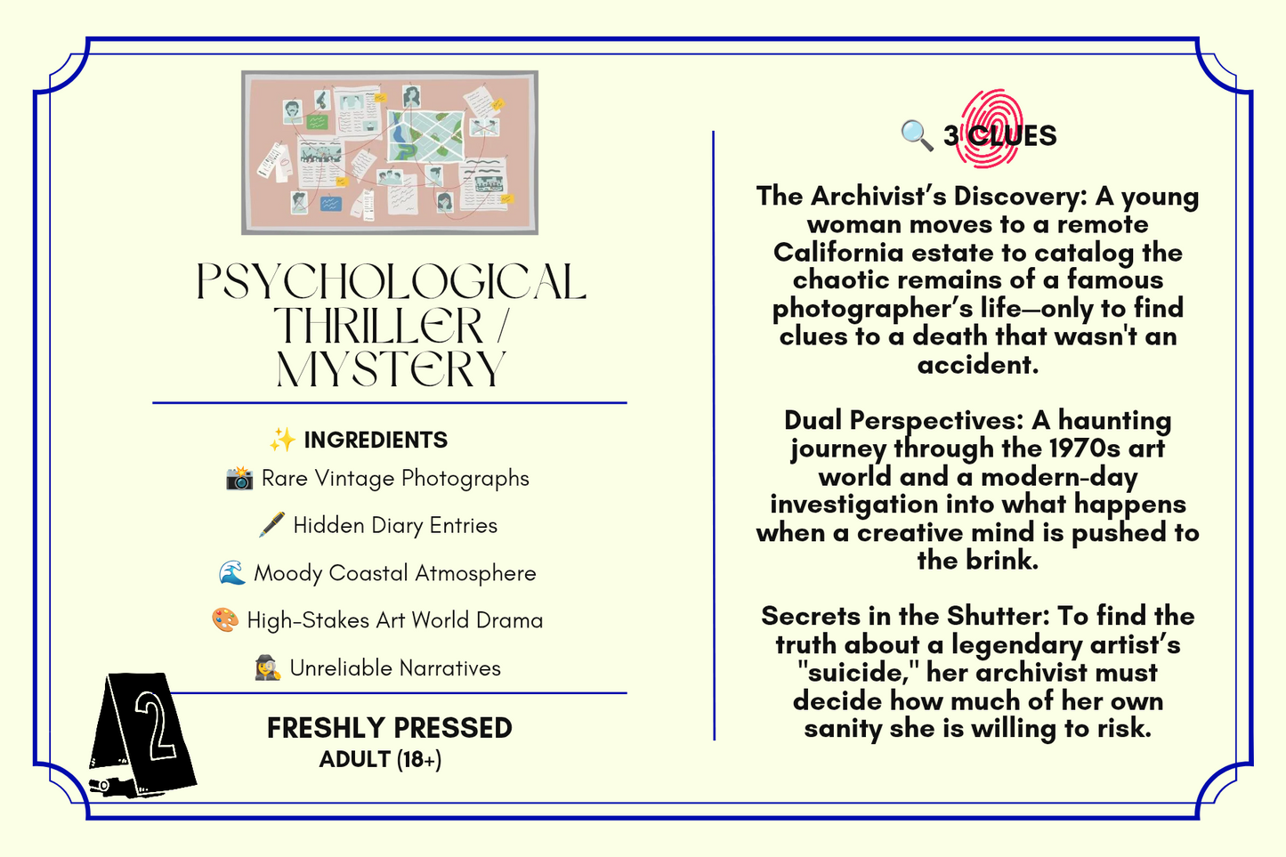 💌 Blind Date with a Book - Psychological Thriller / Mystery