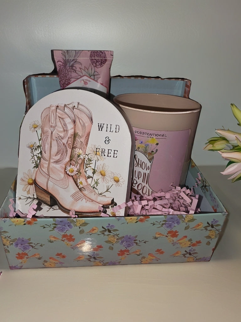 Boots & Blooms Gift Set