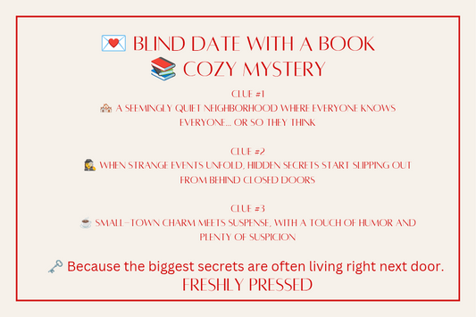Blind Date with A Book - 📚 Cozy Mystery
